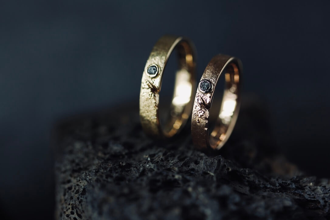 Alliances "Abysses Iceland". - bijoutier joaillier créateur Valenciennes