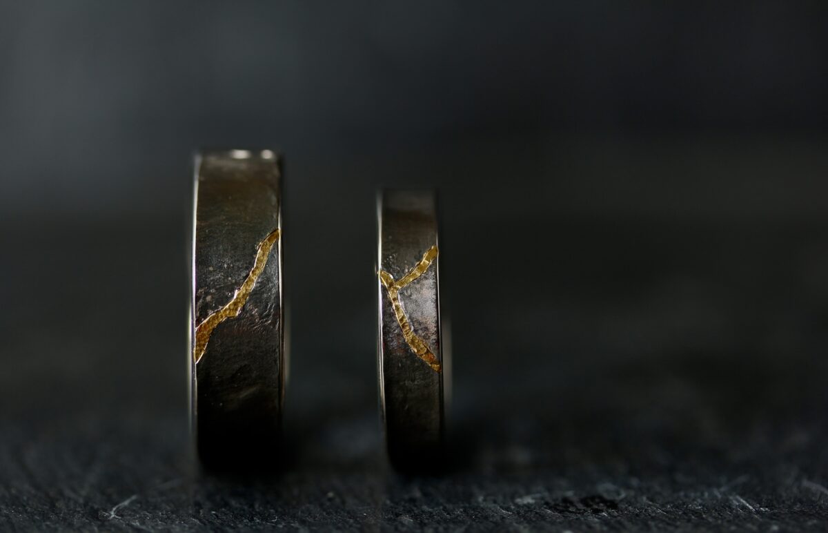 Alliances "Kintsugi". Or pur.